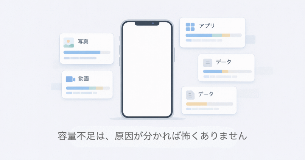 容量不足は、原因が分かれば怖くありません」